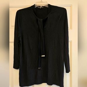 Black business blouse